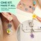 Let's Resin Dainty Jewelry Making Kit with 300+ pcs, Beginner Resin Kit, DIY Handmade Holiday Gift Crafts, Art & Craft, Keychain, neckness